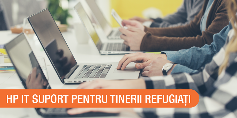 HP IT suport pentru tinerii refugiați