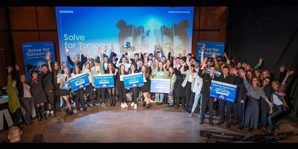 Au fost desemnati câștigătorii competiției Solve for Tomorrow organizată de Samsung cu sprijinul JA Romania