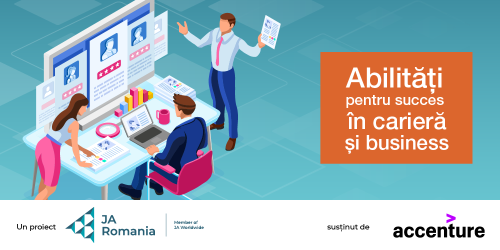 Soluții pentru tinerii din familii dezavantajate în vederea continuării studiilor și dezvoltării abilităților digitale, realizate de liceeni cu sprijinul voluntarilor Accenture România